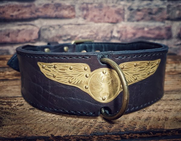 Leathercollar "Deer" LIMITED EDITION